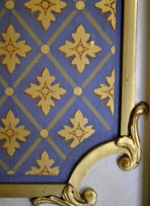 Gold Room wallpaper detail