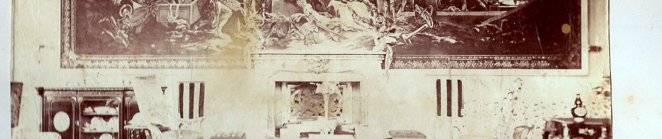 Tapestry Room. From a Gregory family album, 1855-60.